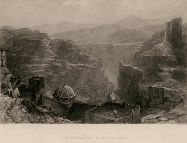 Η Μονή Αγίου Σάββα στους Αγίους Τόπους.