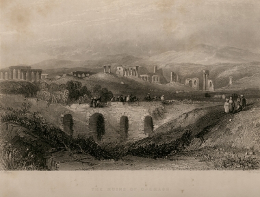 Ερείπια της πόλης Γέρασας στην Ιορδανία.