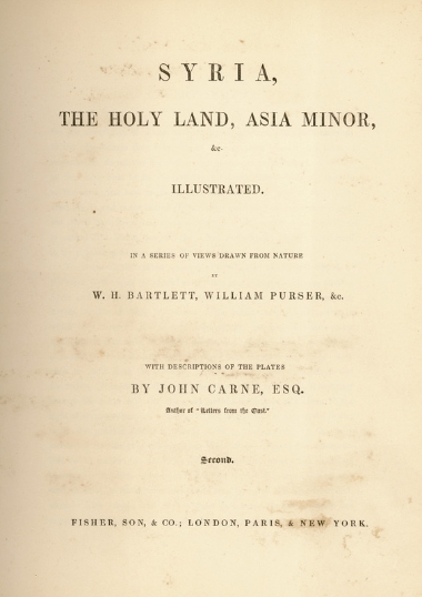Σελίδα τίτλου β΄ τόμου.