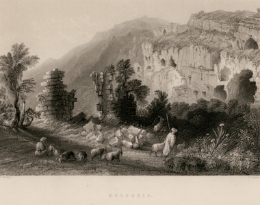 Ερείπια της αρχαίας Σελεύκειας εν Πιερία (λιμάνι της Αντιόχειας), στην εκβολή του Ορόντη ποταμού.