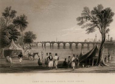 Το στρατόπεδο του Ιμπραήμ Πασά κοντά στα Άδανα της Κιλικίας στη Μικρά Ασία.