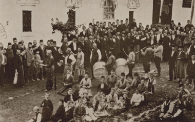 Πανηγύρι στο μοναστήρι του Αγίου Γεωργίου Τριμόρφου στην Κερκίνη Σερρών Μακεδονίας.