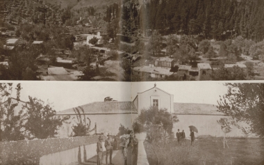 Το χωριό του Θέρισσου στην Κρήτη, αρχηγείο των εξεγερμένων. Το μοναστήρι όπου συναντήθηκαν οι πρόξενοι των Μεγάλων Δυνάμεων και οι αρχηγοί των εξεγερμένων Κρητικών.