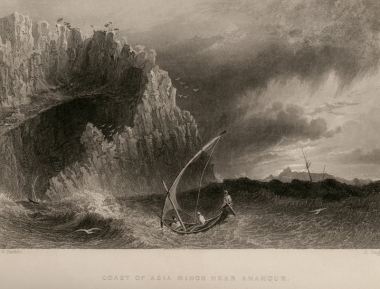 Η ακτή της Μικράς Ασίας κοντά στο Ανεμούριο.