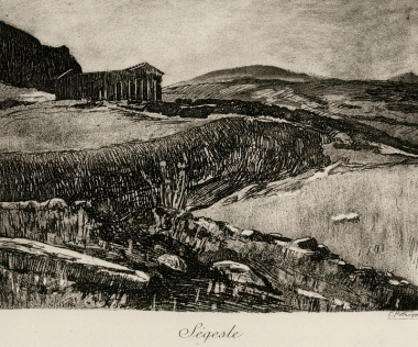 Ο δωρικός Ναός στην Έγεστα.