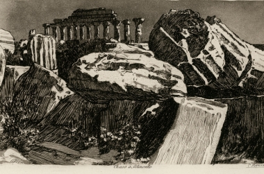 Ο Ναός της Ήρας (Ναός Ε) στον Σελινούντα.