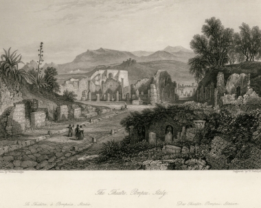 Το Αρχαίο Θέατρο της Πομπηίας.