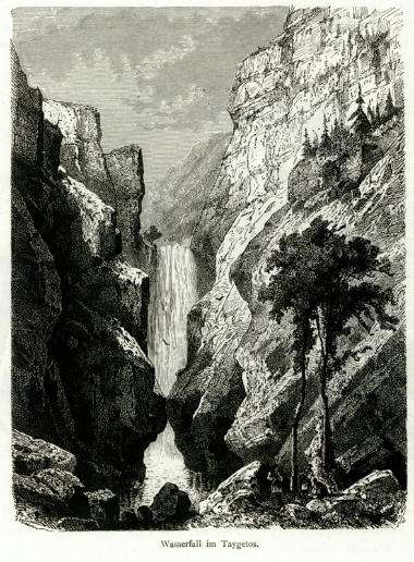 Καταρράκτης στον Ταΰγετο.