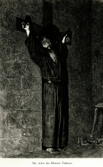 Ασκητής της μονής Βουρκάνου.