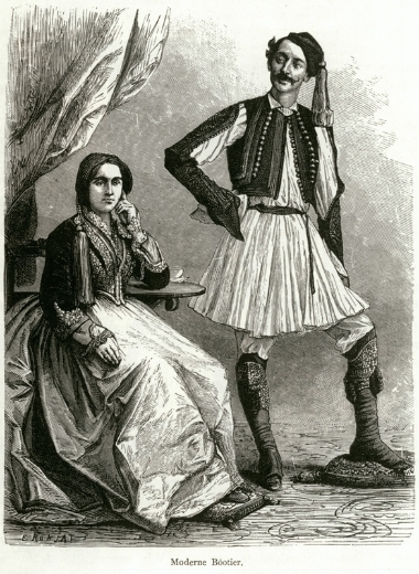 Κάτοικοι της Βοιωτίας, β΄μισό του 19ου αιώνα.