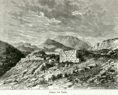 Τα ερείπια της αρχαίας Δαύλειας.