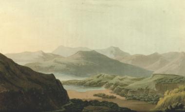 Άποψη της κοιλάδας του Πλείστου και μέρος του κόλπου των Σαλώνων (Ιτέας, Κρισσαίου).
