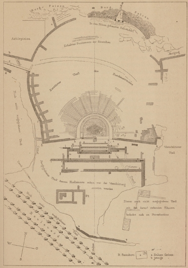 Το Θέατρο του Διονύσου Ελευθερέως, στη Νότια Κλιτύ της Ακρόπολης.