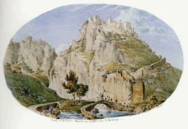 Το Κάστρο της Λιβαδειάς με τις πηγές της Λήθης και της Μνημοσύνης.