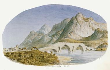 Η γέφυρα της Αλαμάνας στον ποταμό Σπερχειό.
