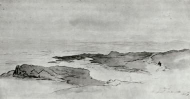 Θαλασσινό τοπίο στην περιοχή της μονής Γωνιάς Χανίων (Κολυμπάρι), 26 Απριλίου 1864.