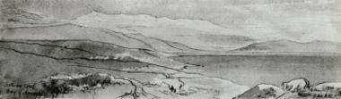 Τοπίο κοντά στις εκβολές του ποταμού Αρμυρού στην ακτή του Ρεθύμνου, 6 Μαΐου.