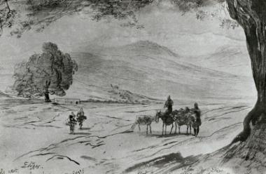 Τοπίο στον δρόμο προς τον Φρε Αποκορώνου, 24 Μαΐου 1864.
