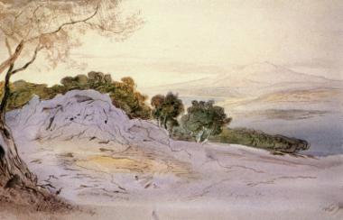 Το όρος Ίδα από τον Φρε Αποκορώνου, 24 Μαΐου 1864.