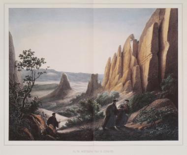 Τα Μετέωρα και η Πίνδος (1825), του Louis Dupré.