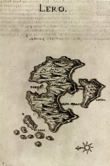 Χάρτης της Λέρου.