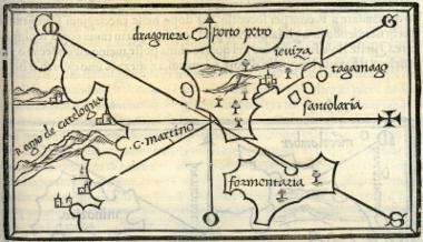 Χάρτης της Ίμπιζα και της Φορμεντέρα.