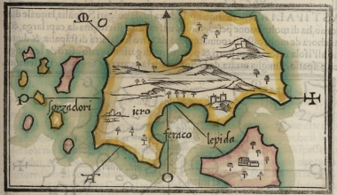 Χάρτης της Λέρου.