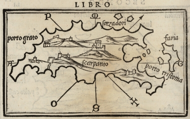 Χάρτης της Καρπάθου.