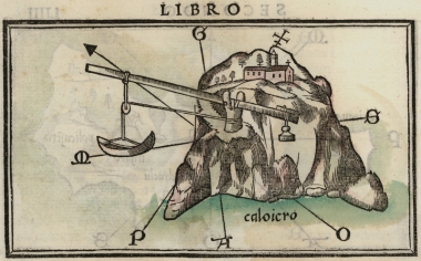 Χάρτης της νησίδας Καλόγερος.