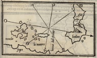 Χάρτης της Ίμβρου και της Τενέδου.