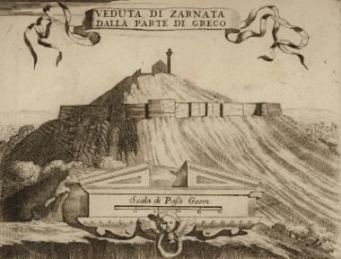 Άποψη του κάστρου της Ζαρνάτας.