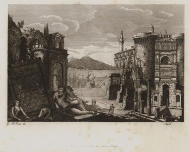 Άποψη της Νάπολης. (Προμετωπίδα).