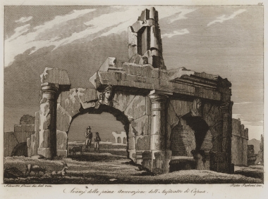 Αψίδες στο ρωμαϊκό αμφιθέατρο της Κάπουα.