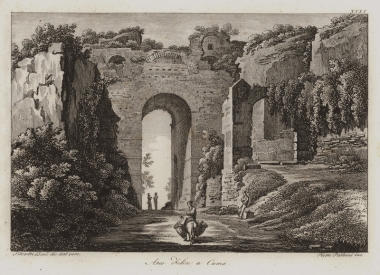 Ρωμαϊκή αψίδα στην Κύμη.