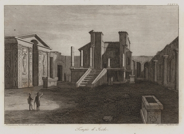 Ο ναός της Ίσιδας στην Πομπηία.