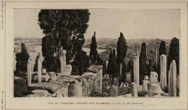 Άποψη του νεκροταφείου του Εγιούπ (το βυζαντινό Κοσμίδιο).