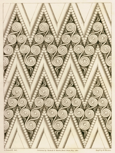 Διακοσμητικά θέματα από τον Θολωτό τάφο των Μυκηνών (Θησαυρό του Ατρέα).