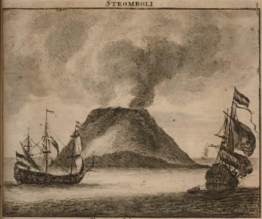 Άποψη του ηφαιστείου Στρόμπολι.