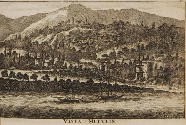 Άποψη του λιμανιού της Μυτιλήνης.