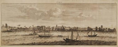 Πανοραμική άποψη του λιμανιού της Τύρου.