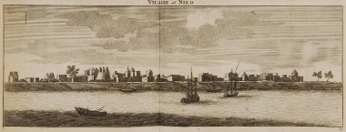 Άποψη χωριού πάνω στον Νείλο.