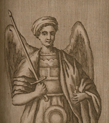 Εικόνα του Αρχαγγέλου Μιχαήλ από κοπτική εκκλησία της Αλεξάνδρειας.