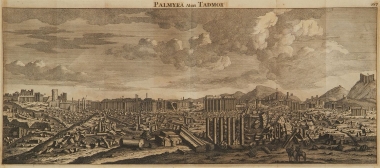 Πανοραμική άποψη των ερειπίων της Παλμύρας (Ταδμώρ).