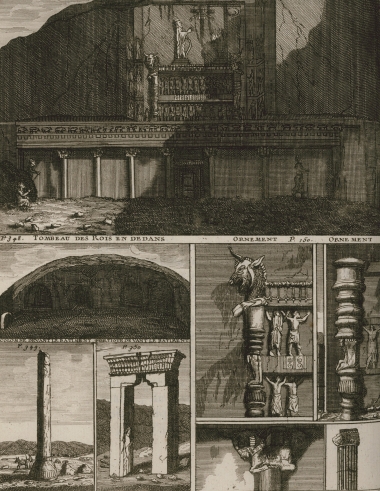 Οι τάφοι των βασιλέων στην Περσέπολη.