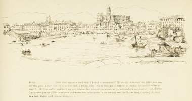 Άποψη της Μάλαγας από τη θάλασσα.