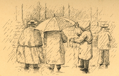 Οι ταξιδιώτες στην Πομπηία.