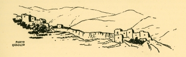 Ο οικισμός Κάστρο στο Πόρτο Κάγιο, με το μεσαιωνικό τείχος.