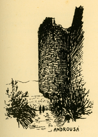 Άποψη του κάστρου της Ανδρούσας.