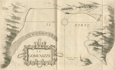 Χάρτης της Ηγουμενίτσας.