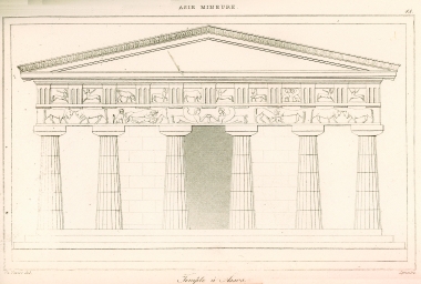 Ο ναός της Αθηνάς στην Άσσο.